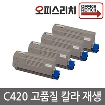 신도리코 C420 프리미엄재생토너, 1, 검정