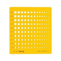 [알파] [산키스]템플레이트 No.20215-60도까지타원(小)