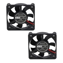 PENGLIN 냉각 팬 5010 2PCS 12V 소형 팬 50mm X 50mm X 10mm DC 사일런트 브러시리스 조용한 선풍기 미니 냉각 쿨러 CPU 쿨러 3D 프린터 부품 유압 베어링 팬 미니 강력한 PC 케이스 팬