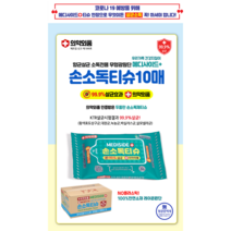 [의약외품] 한정가 NO환경호르몬 NO프라스틱 레이온100% 친환경 국산프리미엄 메디사이드 손소독티슈 휴대용 10매X20팩, 10매입 20팩