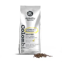 맥널티 시그니처 싱글원두 콜롬비아 메델린 1kg, 1000g, 홀빈(분쇄안함)