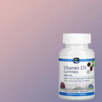 비타민d3 Nordic Naturals 비타민D3 콜리칼시페롤 비타민D-3 5Omcg(1OOOIU) 야생베리 구미젤리 [6O정*1병]