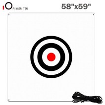 어프로치연습장 골프 네트 58 x 59 타겟 천 타격 그물 교체 원 백스톱 훈련 보조, 하얀