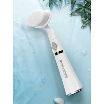 전동 음파 클렌징 모공 클리너 블랙헤드 리무버, 화이트 더블헤드 세안기