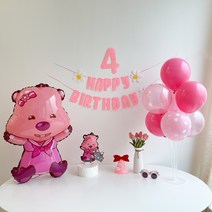 쏙쏙마켓 루피 생일 파티 세트 캐릭터 대형 풍선 파티용품, 루피 세트 + 펠트 숫자 가랜드 8