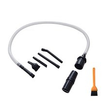 EZ SPARES 7피스 마이크로 진공 부착 키트 키보드 틈새 청소 도구 브러시