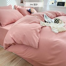 라이지킹침구세트 라지 킹 혼수 이불 심플한 양면 디자인 킹 사이즈 침구 세트 부드럽고 편안한 이불 커버