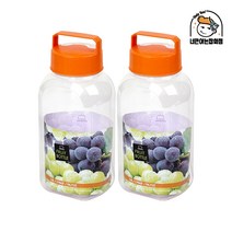 락앤락 과실주 PET병 2.8L x 2개 담금주병 수제청병 매실청용기, 단품, 단품