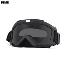 할리 마스크 고글 오토바이 오프로드 스키 안경 라이딩 고글 마스크 바람막이, 마스크655상단프레임블랙프레임+그레이렌즈