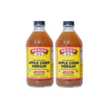 [해외]브래그 애플 사이다 비니거 사과 초모 Bragg Apple Cider Vinegar With the Mother, 473ml, 2개