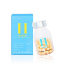 검은 건성 건조한 칙칙한 얼굴 개기름 피부 건조 건조할때 피부톤 항노화 연예인 피부 장벽 관리 개선 에 좋은 탱탱한 물광 피부 하이루론산 히알루론산 피부비타민, 60정, 1개, 60정