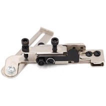 공예 키트 diy 상단 지퍼 재봉틀 노루발 잠금 스티치 플랫 자동차 동기 고정 Placket 라인 설정 게이지 보조