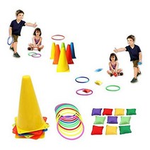 훌라후프 옆구리살빼는운동 아랫배빼는운동 뱃살운동기구3In 1 링 게임 카니발 콤보 세트 플라스틱 여러 가, 한개옵션0