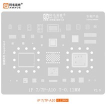 스마트 폰 부품 기판 셀프 전화AMAOE-BGA 리볼링 스텐실 키트 아이폰 14 13 12 11 프로 맥스 XS XR X 8P 8, 07 IP7-7P-A10