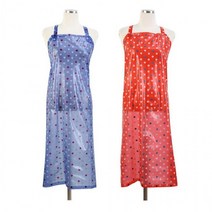 김장앞치마 식당 주방 물작업시 원예 물방울방수앞치마 롱 행사, 다홍