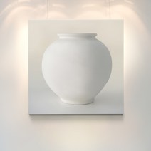 [인메이블] 다복 달항아리 그림 풍수 인테리어 액자 집들이 개업 선물, 01.[I] calm-기원, 대형30호 [72.7x72.7cm], 메탈액자 [우드]