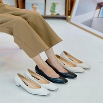 다잇템 여자 베이직 데일리 알바 셋업룩 다크 구두