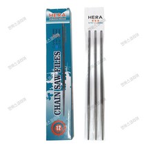 헤라 엔진톱용 둥근줄 야스리 3개셋트 4.0mm 4.8mm 5.5mm 체인연마 톱날연마기, 4.0mm-3개