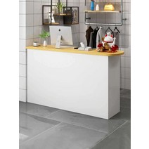 옷 신발 가게 매장 접수대 계산대 카운터 안내 데스크, 옵션9. 100x40x90cm 상판 화이트
