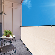 테라스 가림막 옥상 캠핑 울타리 애견 울타리 마당 프라이버시 스크린 0.9 X 3M ~ 10M, 다크그레이