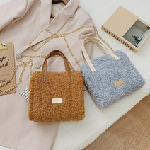 diy 가방 네트공예 네트백뜨기 뜨기 망스티치 양털 코바늘 코바늘네트백 토트백 2701ma, 1양털토트백-핑크