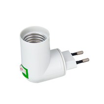 전등 소켓 라이트 램프 홀더 전구 어댑터 미국/EU 플러그 PBT PP E27 화이트베이스, US plug_e27