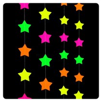 PW 형광파티가랜드(별) 배너 생일 기념일 소품, 본상품선택