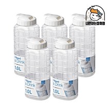 락앤락 체스물병 1.0L x 5개 식탁물병 냉장고물병, 단품