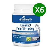 굿헬스 오메가3 피쉬오일 1000mg 400정X6