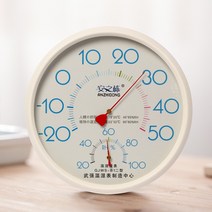 벽걸이 습도측정 원형 온도계 습도계 43486EA, 본상품선택
