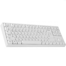 앱코 KN01 BT 블루투스 TKL 무접점 게이밍 키보드, 화이트, 45g