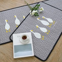 아망떼 덕패밀리 순면퀼팅 워싱 발매트&러그 50x70/50x140, (L)50x140