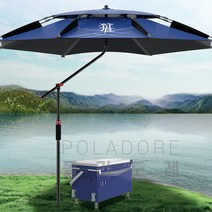 폴라도레 대형 낚시 파라솔 2단 꺾임형 2중 열배출 자외선 차단 +(Y), 17번, SS-0249-17-F타입[240cm]