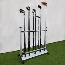 슈와츠코리아 골프채정리 진열 거치대 골프채수납선반 필드용품 다이, 골프채진열대24구블랙