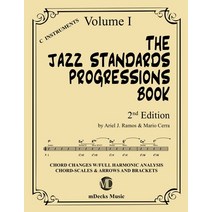 The Jazz Standards Progressions Book Vol. 1: Chord Changes with full Harmonic Analysis Chord-scales... Paperback, Independently Published