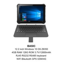 견고한 태블릿 PC 산업용 패널 12 인치 RAM 4GB LTE 윈도우 프로 컴퓨터, 08 keyboard