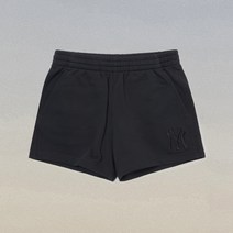 엠엘비 여성 베이직 스몰로고 숏팬츠(TS/TK셋업) 뉴욕양키스 블랙 3FSPB0323-50BKS
