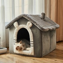 핫버튼 강아지 지붕집 고양이 숨집 산실, 대, 옐로우