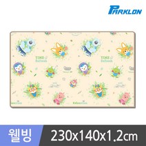 파크론 뽀로로 하늘구경 웰빙 놀이방매트 230x140x1.2cm, 상품선택:뽀로로 하늘구경 웰빙 230x140x1.2cm