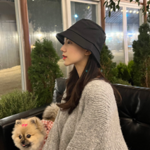 데코라멘 기본 데일리 빅사이즈 오버핏 베이직 여성 벙거지 모자