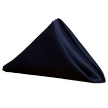 정사각형 새틴 테이블 냅킨 50cm x 50cm 부드러운 손수건 로맨틱 웨딩 연회 테이블 천 저녁 식사 장식 맞춤, Navy