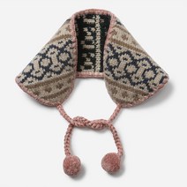 써스데이아일랜드 정상 패턴 니트 귀도리 T228MCP238W