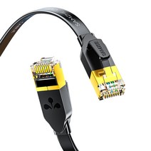 삼지 칼국수형 CAT7 10Gbps 초고속 기가 랜선 랜케이블 CAT-7C, 1m, 1개