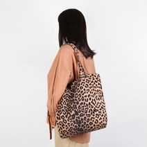 레오파드 대형 쇼퍼백 쇼핑가방 FT1950