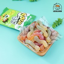 오리온 왕꿈틀이 사워꿈틀이 80g 과일맛 젤리, sour꿈틀이 80g