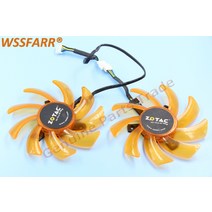 신제품 지널 2 개/개 첫 번째 FD7010H12S 12V 0.35A 85mm ZOTAC GeForce GTX 760 770 디스플레이 팬 4 핀, 한개옵션0