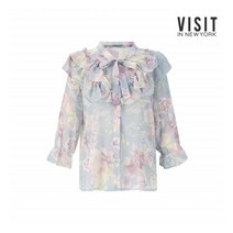 비지트인뉴욕 플라워 프릴 블라우스(VWSSS11)