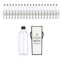 카페로메오 더치병 500ml 투명용기 20P+1병 화이트박스 20P 더치커피병 페트병 커피병 더치박스 더치커피 선물포장