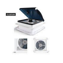 카라반 환기팬 ABS 12V LED 리모컨 작동 캠핑카 모터홈 차박 환기 서큘레이터, 해외, 0100589