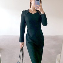 반이무드 여성 봄 오피스 정장 면접 하객 상견례 빅사이즈 원피스